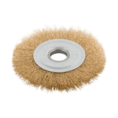 Корщетка прямая, посадочный диаметр 22,2мм. волнистая проволока 125мм 39025 